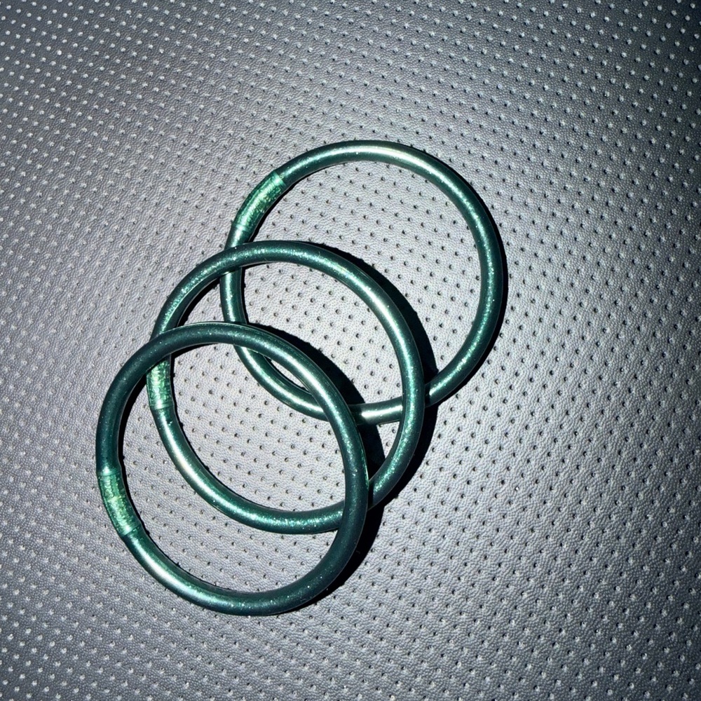 Authentic Budhagirl forest green (colored) bracelets size medium